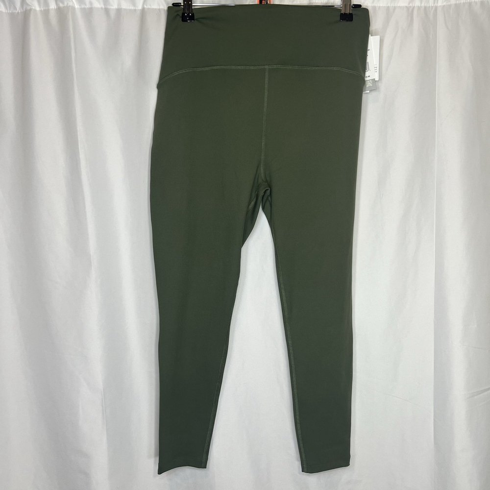 Beyond Yoga Spacedye Caught In The Midi High Waisted Legging in Green SZ XL NWT